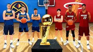 Nuggets vs Heat NBA FINALS Basketball Challenge!