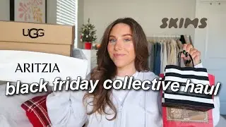 BLACK FRIDAY + WINTER COLLECTIVE HAUL 2023 (aritzia, uggs, sephora, skims, + more!) trendy staples!