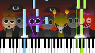 Incredibox Sprunki Horror Sounds but it's Piano