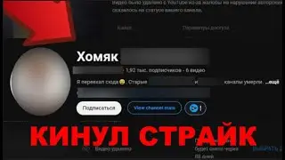 О ТОМ КАК ХОМЯК КИНУЛ МНЕ СТРАЙК...