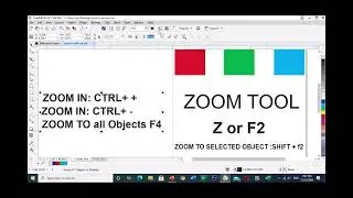 How to use Zoom Tool and Pan Tool in CorelDraw?