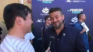 David Schurmann Carpet Interview at My Penguin Friend Premiere