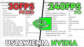 Jak zoptymalizować panel sterowania nvidia pod Fps |Poradnik|