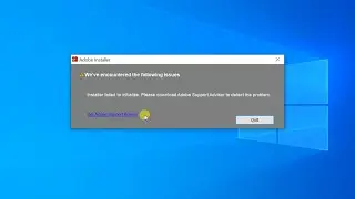 How to fix Adobe Installer error, Installer failed to initialize, Please download ...