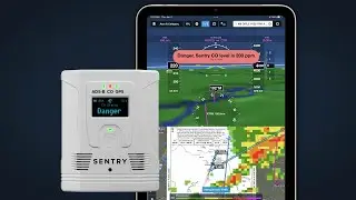 How to use the AHRS, CO monitor and flight data recorder on Sentry Plus