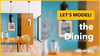 Arch Wiz: Realistic Dining Room Interior Design | Blender Eevee Modeling Process