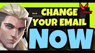 How To CHANGE EMAIL in VALORANT ✅ 2024 GUIDE - Change RIOT Account Email