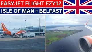 ISLE OF MAN - BELFAST | BELFAST CITY VIEWS | Easyjet EZY012 Ronaldsway - Belfast International |