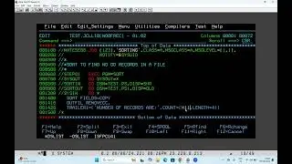 How to find how many records are present in a file using JCL | All About Mainframes #jcl