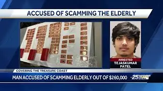 Man accused of scamming elderly out of more than $260,000 in gold bars