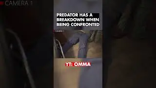 Predator breaks down when confronted...