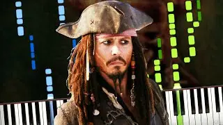 Pirates of the Caribbean - He's a Pirate Song (Theme OST Soundtrack) Piano Cover (Sheet Music, midi)