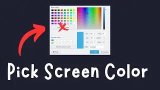 KColorChooser - missing "Pick screen color"