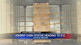 Arkansas’ Johnny Cash statue on the way to Washington D.C.