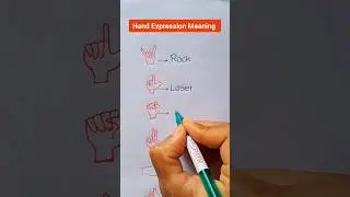 Hand Expression Meaning || Hand Expression 