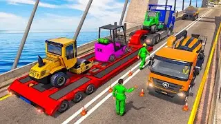 Road Construction Simulator 2023 - Mega City Road Construction Vehicles - Android GamePlay