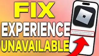 How To Fix Roblox This Experience is Unavailable Due to Your Account Settings Error Mobile (2023)