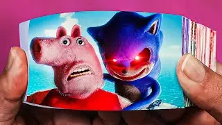 Sonic.exe vs Peppa Pig Flipbook