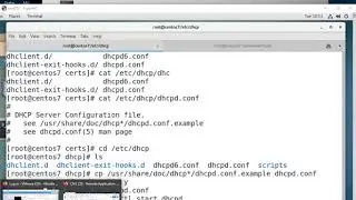 CentOS 7 DHCP server config