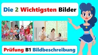 Learn German | The 2 most important pictures exam B1 picture description Telc, DTZ, ÖSD