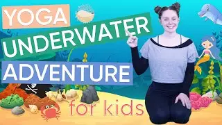 6 Minute Yoga Routine for Kids - Underwater Adventure! | Channel Mum