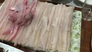 빛촌 19기 규봉이가 쏘아올린 이시가리(줄가자미)+가자미회