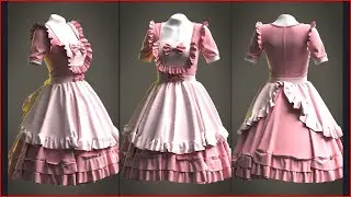 01:  Upper Part - Making a female dress in marvelous designer/clo3d