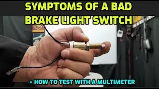 SYMPTOMS OF A BAD BRAKE LIGHT SWITCH (REAR BRAKE LIGHT STAYS ON)