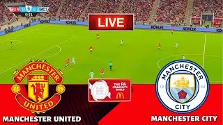 LIVE🔴| Manchester United vs Manchester City - FA Community Shield FINAL | PES 21 Simulation