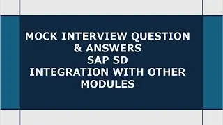 sap sd sap fico integration | interview questions on sap sd fico | sap sd fico interview