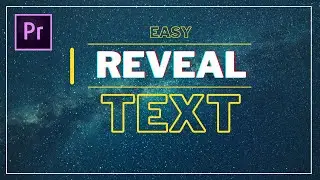 Easily Create Text Reveal Effect with Lines in Premiere Pro