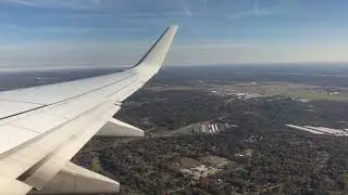 Takeoff and Flight over Nashville, TN