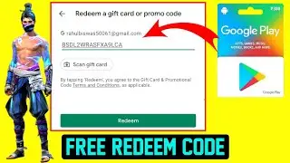 Redeem code for play store | get Google play redeem code | Free redeem code | Google pay gift card