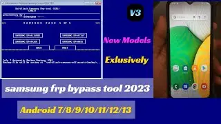 Samsung QUALCOM FRP REMOVER v3 | SAMSUNG FRP ENABLE ADB TOOL 2023 | Erase FRP New OS