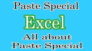 Paste Special | Most powerful command in excel | You must watch | Excel Tutorial in Hindi - 9