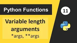 Variable Length Arguments in Python | Python Tutorial in Hindi | Types of Arguments in Python