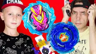 Beyblade Burst. Пегас против Непегаса! Новые волчки Бейблэйд Берст из старого, но крутого сета!