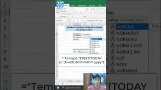 Cara Membuat Tanggal Otomatis Berdasarkan Hari pada Kolom TTD di Excel