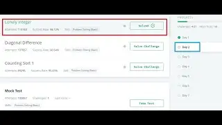 HackerRank | 1 Week Preparation Kit | Lonely Integer hackerrank solution in python | Day 2