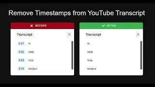 How to Remove Timestamps From YouTube Video Transcript | How to Copy Subtitles of Any YouTube video