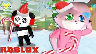 Working at the North Pole with Combo Panda & Alpha Lexa!!