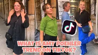 WHAT IS AMY POEHLER TREND ON TIKTOK • HOOPS AND A BLACK SHORT DRESS,  PONY AND A CASHMERE SHIRT