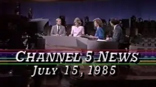 WMAQ Channel 5 - News at 10pm (Complete Broadcast, 7/15/1985) 📺