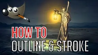 How to Outline & Stroke Text | GIMP Tutorial 2018 / 2019