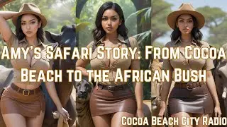 Amys Safari Story: From Cocoa Beach to the African Bush AI Art Lookbook