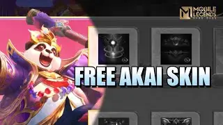 FREE AKAI SKIN - SNEAK PEEK 8TH MLBB ANNIVERSARY