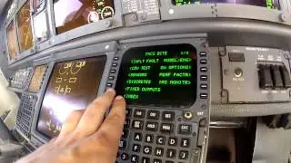 FMCS and CDU maintenance pages