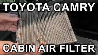 Toyota Camry (2018-2024): Cabin Air Filter Replacement.