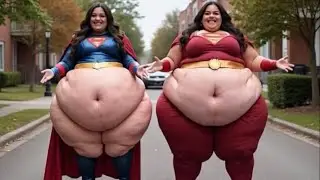 Cosplayers Weight Gain & Expansion / Belly Inflation - BBW, SSBBW to USSBBW