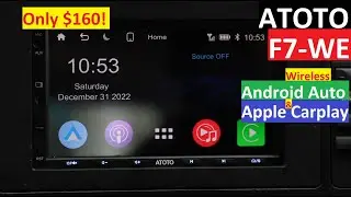 ATOTO F7-WE $160 Car Radio Head Unit with Wireless Apple CarPlay and Android Auto